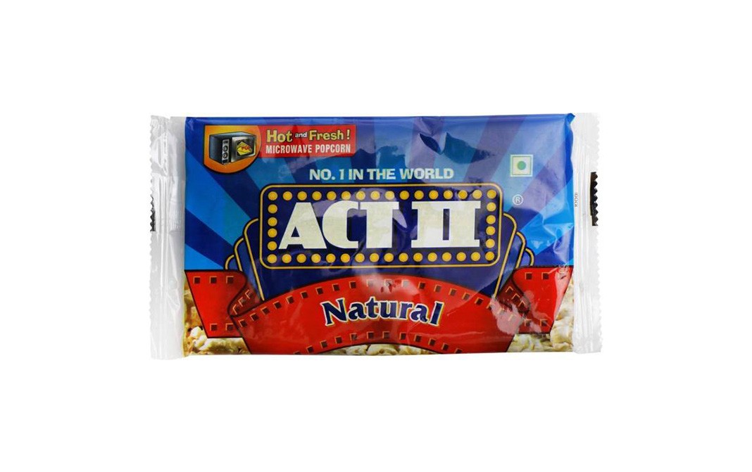 Act II Natural Popcorn   Pack  99 grams